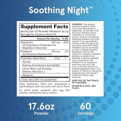 Soothing Night Magnesium Supplement by Jarrow Formulas at Nutriessential.com