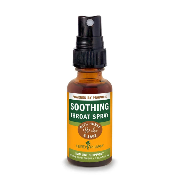 Soothing Throat Spray, Honey Sage Herb Pharm