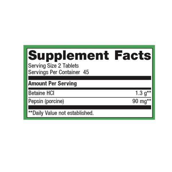 SpectraZyme® Betaine HCI + Pepsin
