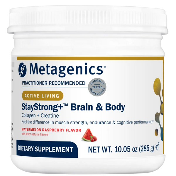Stay Strong+™ Brain & Body Powder Collagen + Creatine, Watermelon Raspberry