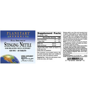 Stinging Nettles Freeze Dried Planetary Herbals