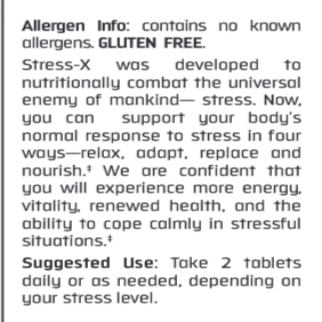 Stress-X Trace Minerals Research