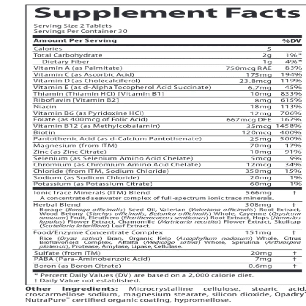 Stress-X Trace Minerals Research