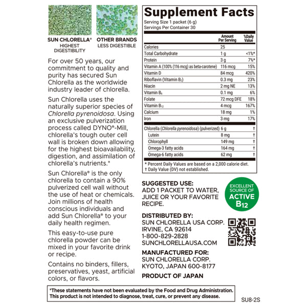 Sun Chlorella Powder Sun Chlorella USA