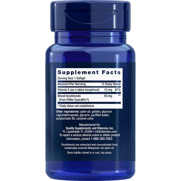 Super Absorbable Tocotrienols by life Extension