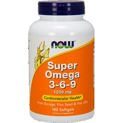 Super Omega 3-6-9 1200 mg softgels NOW