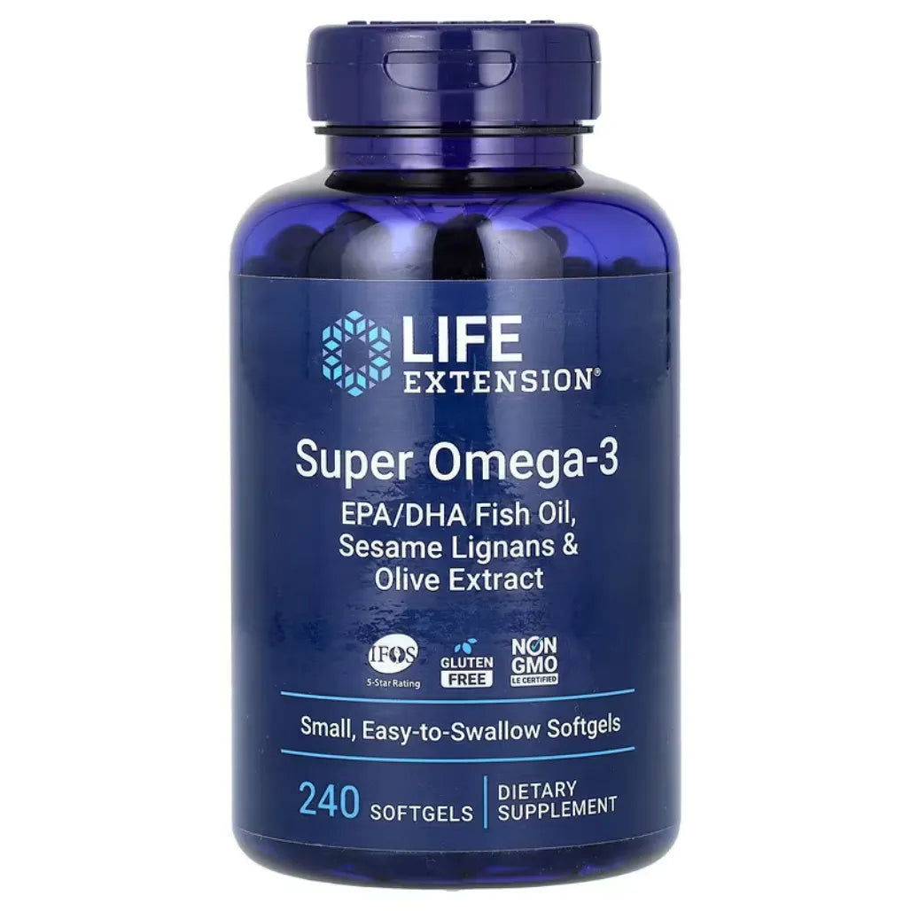 Super Omega-3 EPA/DHA 240 softgels Life Extension