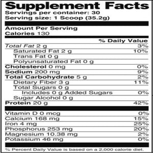 Super Shake Chocolate 30 servings Nutritional Frontiers
