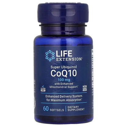 Super Ubiquinol CoQ10 100 mg Life Extension