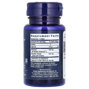 Super Ubiquinol CoQ10 Mitochondrial Support 100mg by Life Extension at Nutriessential.com