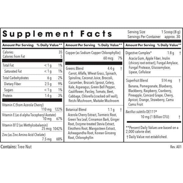 Super Greens by Allergy Research Group