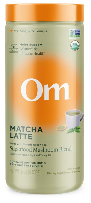 Superfood Mushroom Blend, Matcha Latte