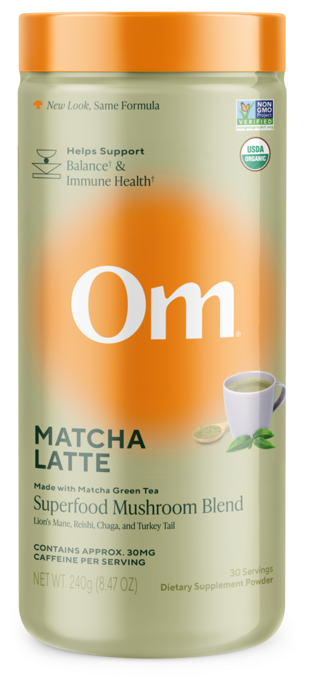 Superfood Mushroom Blend, Matcha Latte