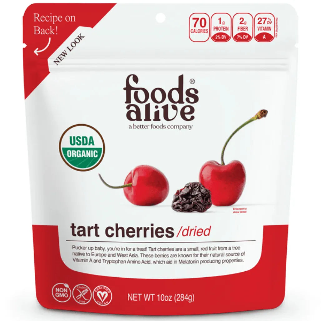 Tart Cherries Organic by Foods Alive at Nutriessential.com