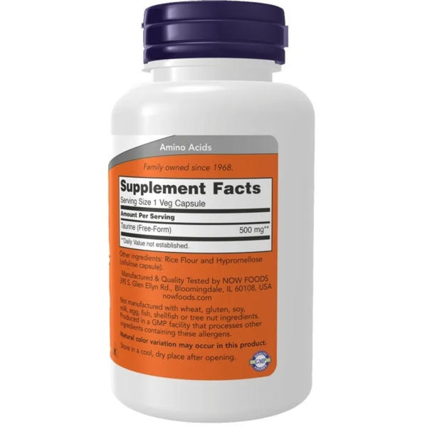 Taurine 500 mg NOW