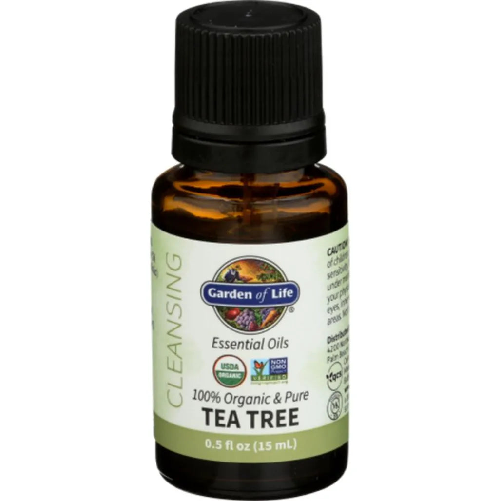 Tea Tree Organic Essential Oil 0.5 oz Garden of life