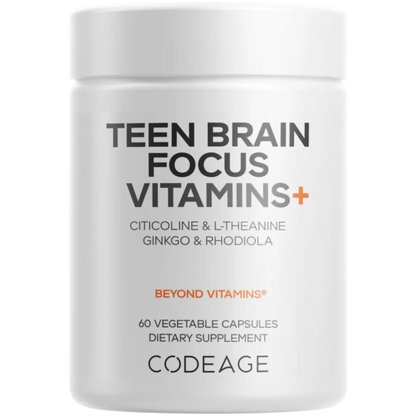 Teen Brain Focus Vitamins+
Codeage