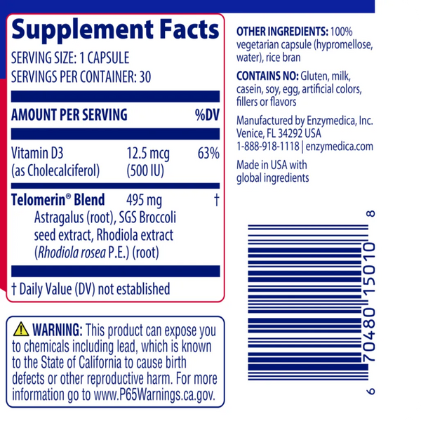 TelomerePlus Enzymedica