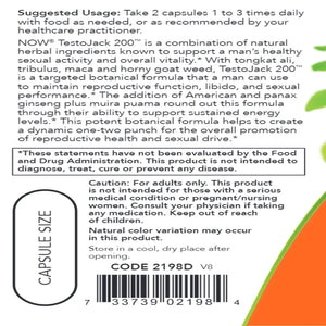TestoJack 200 Ex Strength NOW