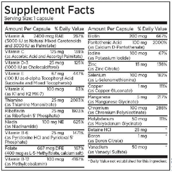 The Big One w/o Iron Metabolic Maintenance