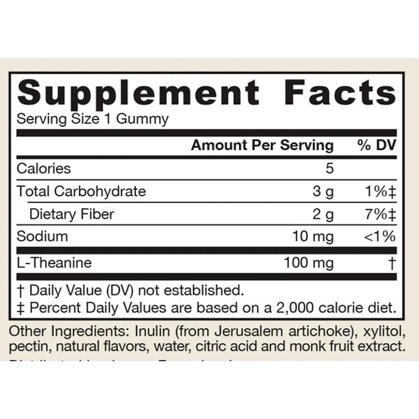 Theanine Gummies 100mg Jarrow Formulas