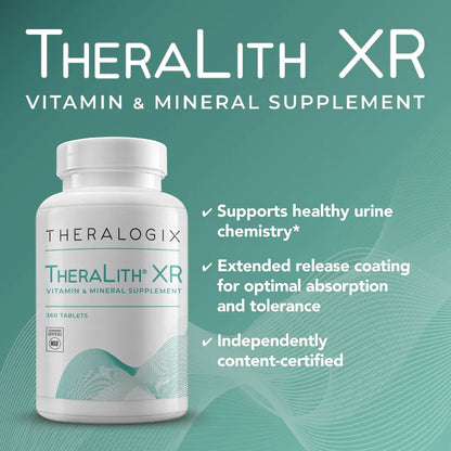 Theralogix TheraLith XR Vitamins and Minerals Supplement for healthy urine chemistry