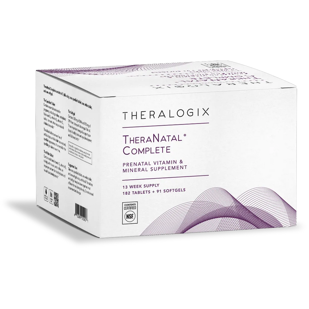 Theralogix TheraNatal Complete Prenatal Vitamin & Mineral Supplement Kit 