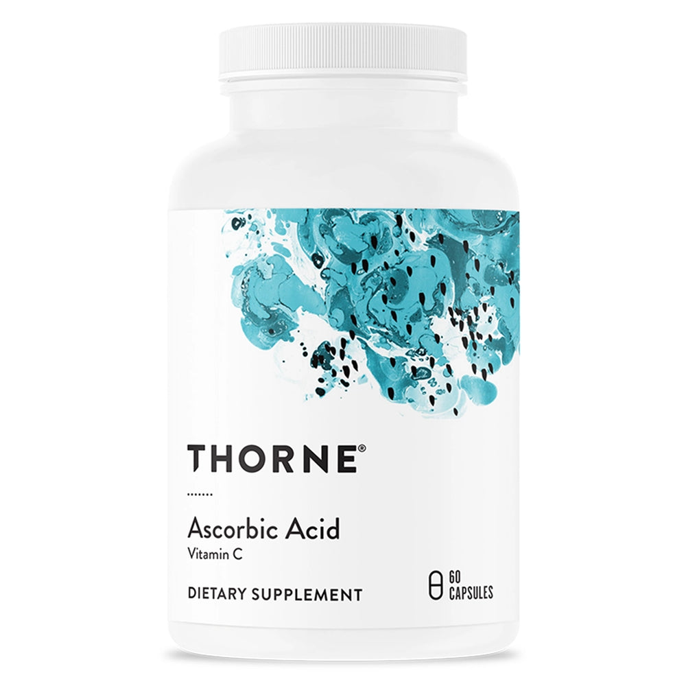 Thorne Ascorbic Acid Vitamin C - 60 Caps