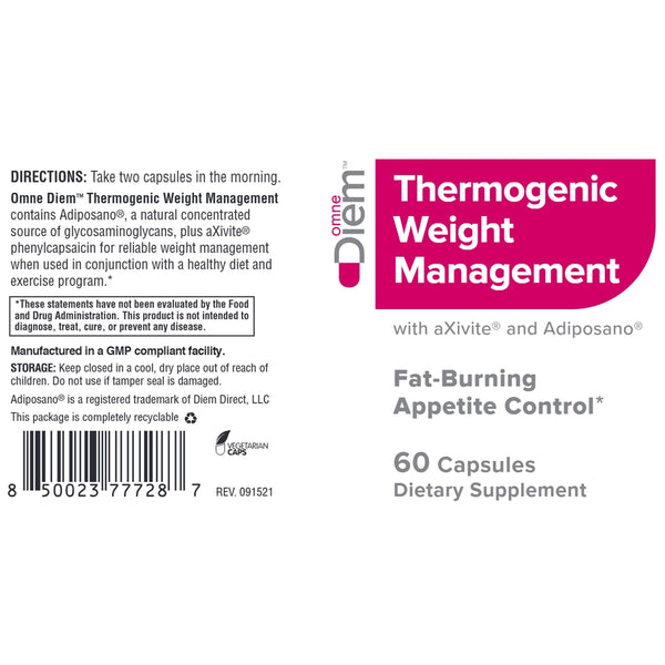 Thermogenic Weight Management Diem