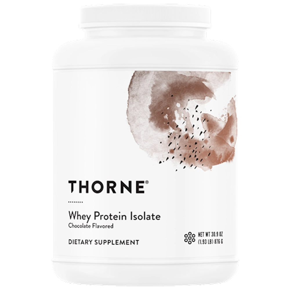 Thorne Whey Protein Isolate Chocolate - 31.9 oz