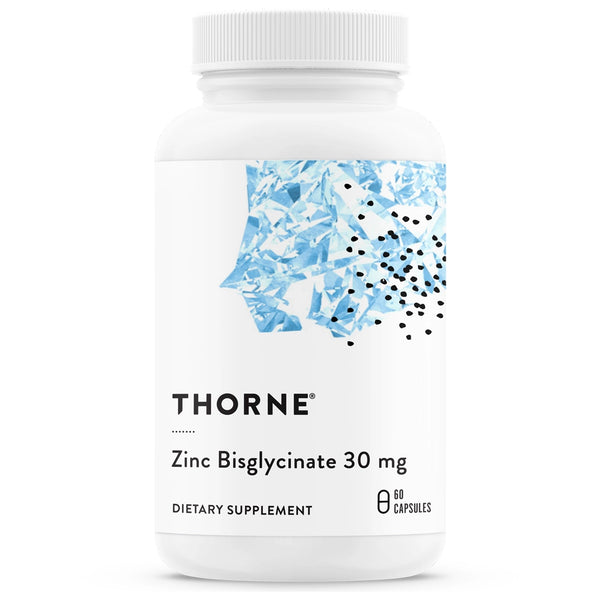 Thorne Zinc Bisglycinate 30 mg - 60 caps
