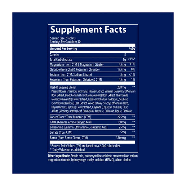 NaturalRest Plus Trace Minerals Research