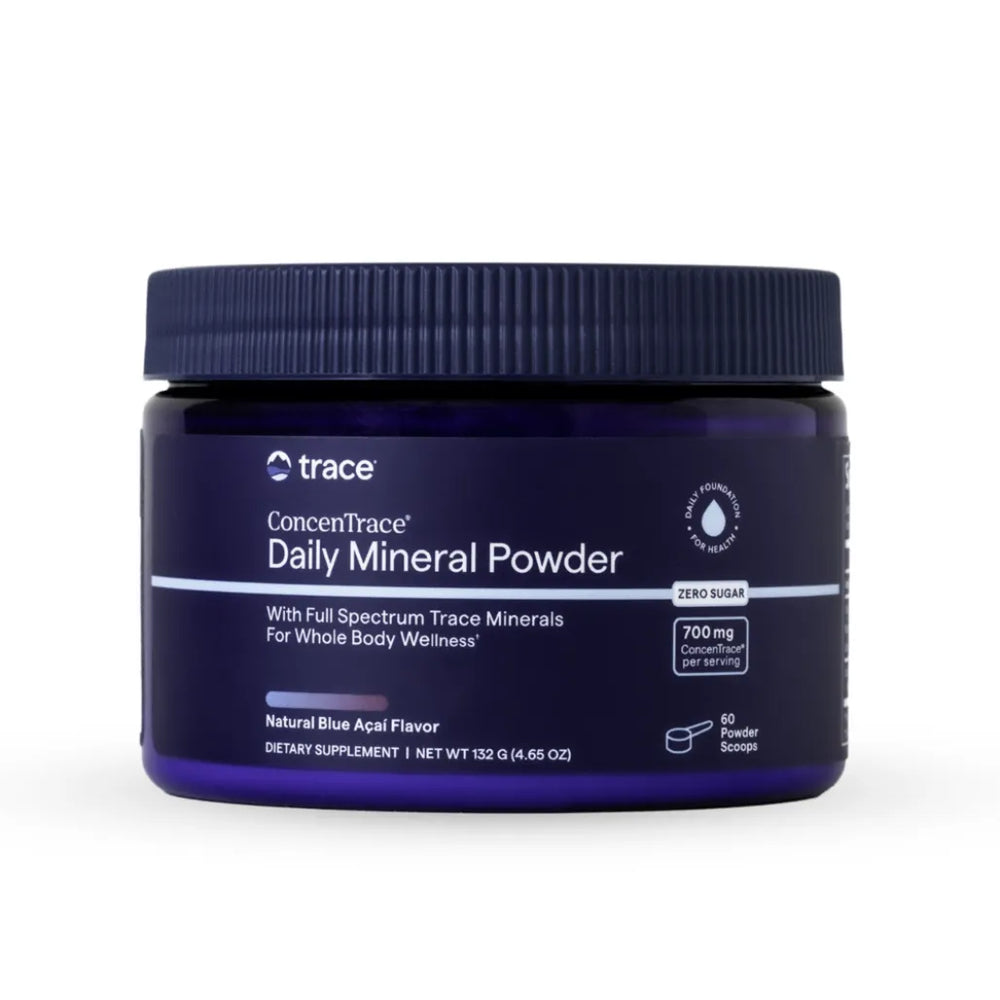 ConcenTrace Daily Mineral Powder - Blue Acai Trace Minerals Research