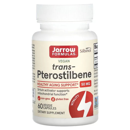 Trans-Pterostilbene 50 mg by Jarrow Formulas at Nutriessential.com