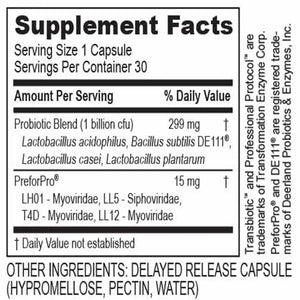 Transbiotic Transformation Enzyme
