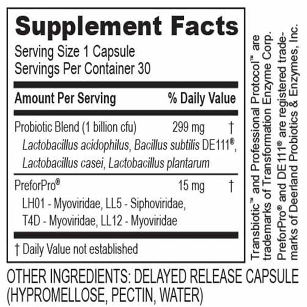 Transbiotic Transformation Enzyme