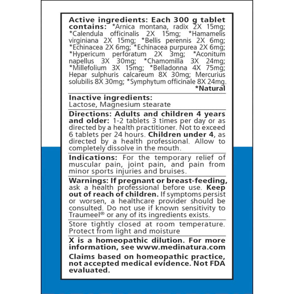 Traumeel Tablets MediNatura