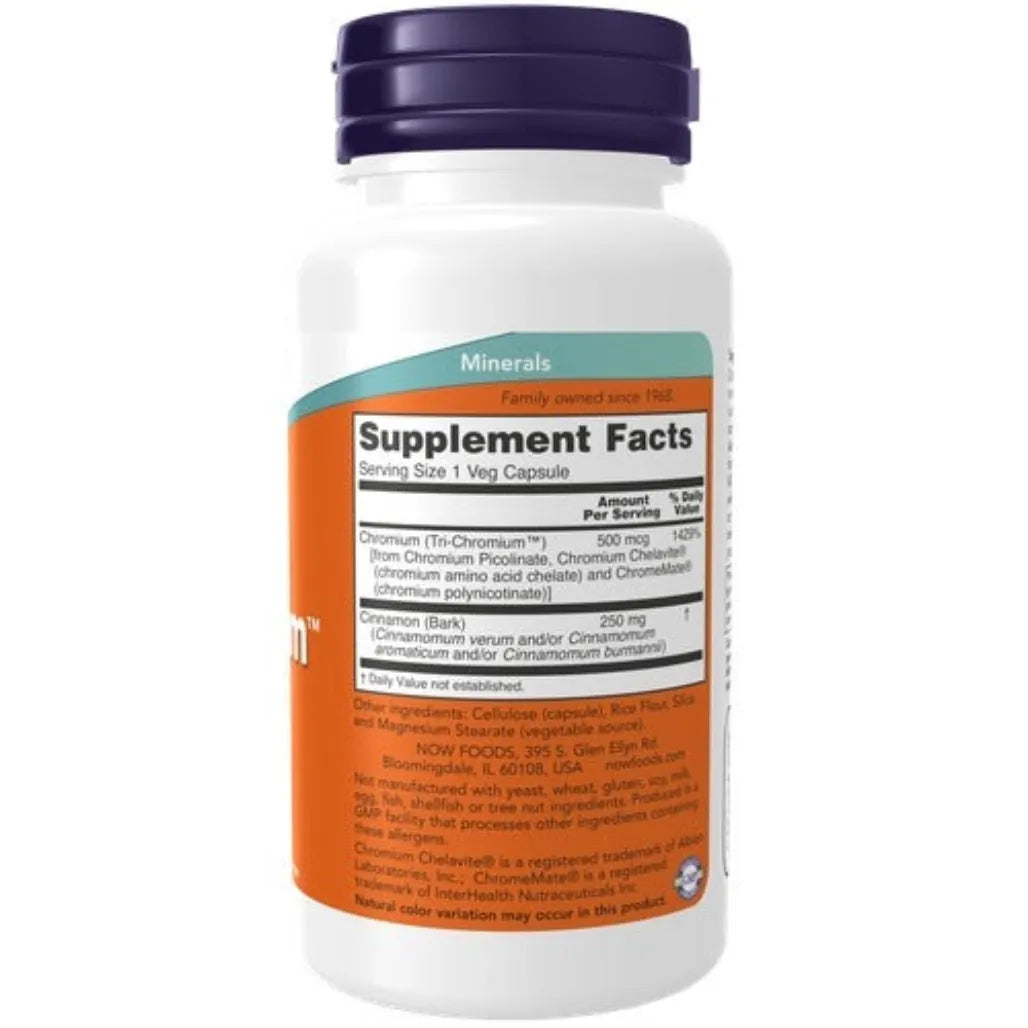 Tri-Chromium 500 mcg NOW