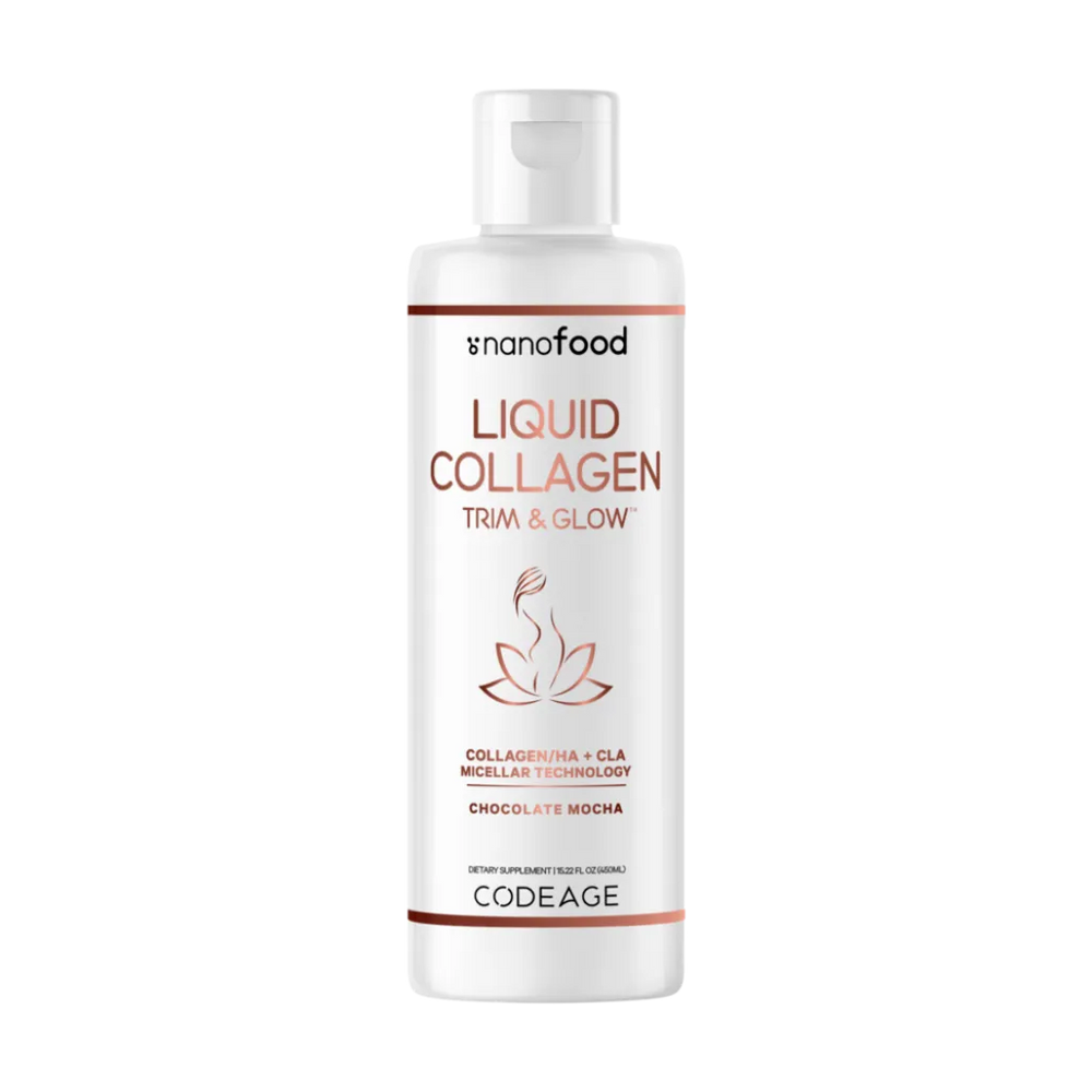 CodeAge Nanofood Trim & Glow Chocolate Mocha - For Women and Men's Wellness