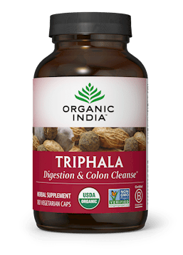 Triphala 180 vegcaps by Organic India at Nutriessential.com