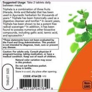 Triphala 500 mg NOW