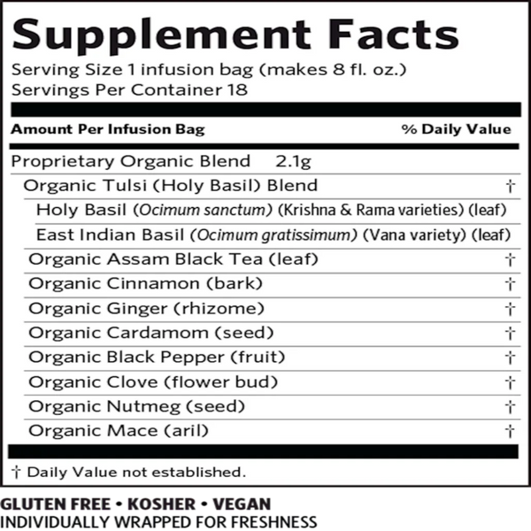 Tulsi Tea Chai by Organic India