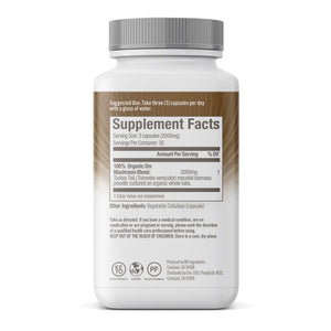 Turkey Tail Mushroom Superfood Capsules by Om Organic Mushroom Nutrition