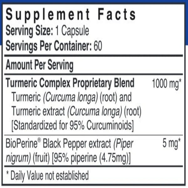 Turmeric Curcumin 1000 mg Patient One