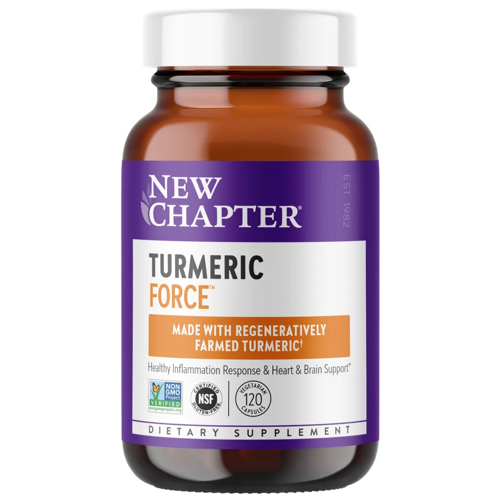 New Chapter Turmeric Force - Healthy inflammation response and supports heart, brain