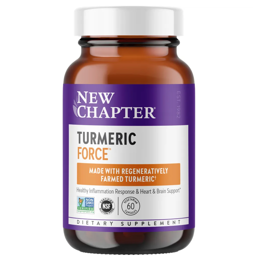 New Chapter Turmeric Force - Healthy inflammation response and supports heart, brain