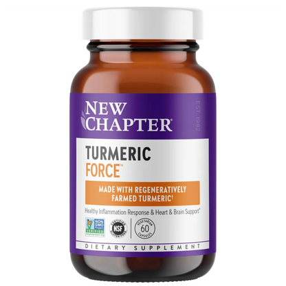 New Chapter Turmeric Force - Healthy inflammation response and supports heart, brain