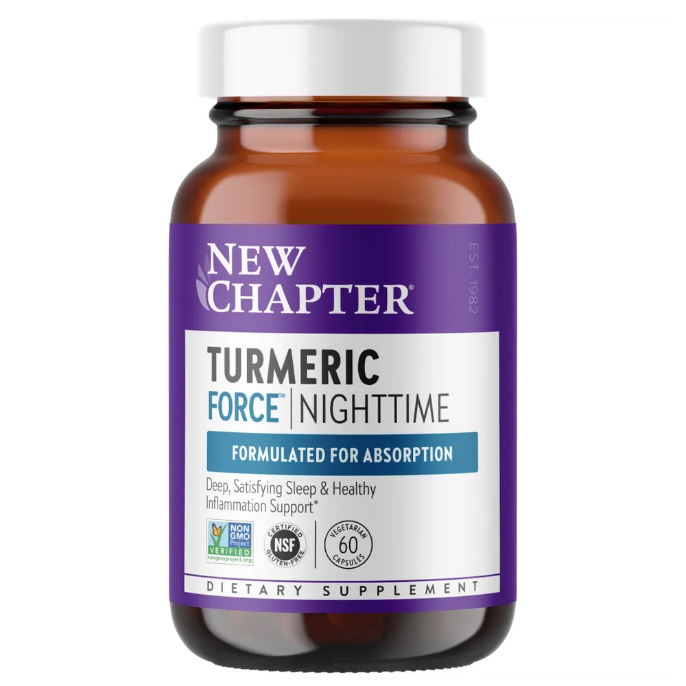 New Chapter Turmeric Force Nighttime - supports deep sleep and healthy inflammation support