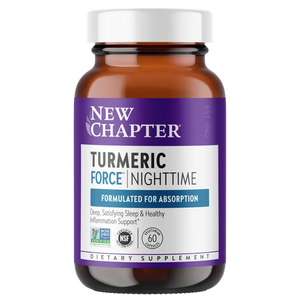 New Chapter Turmeric Force Nighttime - supports deep sleep and healthy inflammation support
