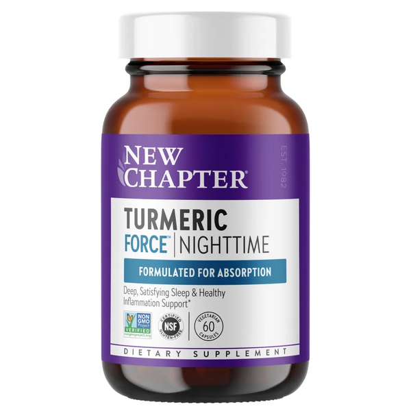 New Chapter Turmeric Force Nighttime - supports deep sleep and healthy inflammation support